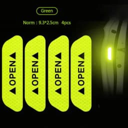 Car Door Reflective Stickers Night Safety Warning Tape Door Stickers Decorative Stickers Car Reflective Strip Car Accessories