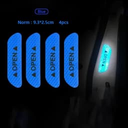 Car Door Reflective Stickers Night Safety Warning Tape Door Stickers Decorative Stickers Car Reflective Strip Car Accessories