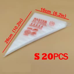 SML20 50 100PCS Disposable Pastry Bags Confectionery Equipment Pastry And Bakery Accessories Reposteria Cake Tools For Cake