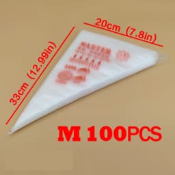 SML20 50 100PCS Disposable Pastry Bags Confectionery Equipment Pastry And Bakery Accessories Reposteria Cake Tools For Cake