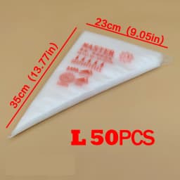 SML20 50 100PCS Disposable Pastry Bags Confectionery Equipment Pastry And Bakery Accessories Reposteria Cake Tools For Cake