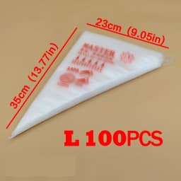 SML20 50 100PCS Disposable Pastry Bags Confectionery Equipment Pastry And Bakery Accessories Reposteria Cake Tools For Cake