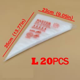 SML20 50 100PCS Disposable Pastry Bags Confectionery Equipment Pastry And Bakery Accessories Reposteria Cake Tools For Cake