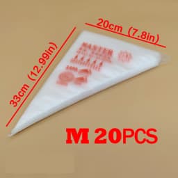 SML20 50 100PCS Disposable Pastry Bags Confectionery Equipment Pastry And Bakery Accessories Reposteria Cake Tools For Cake