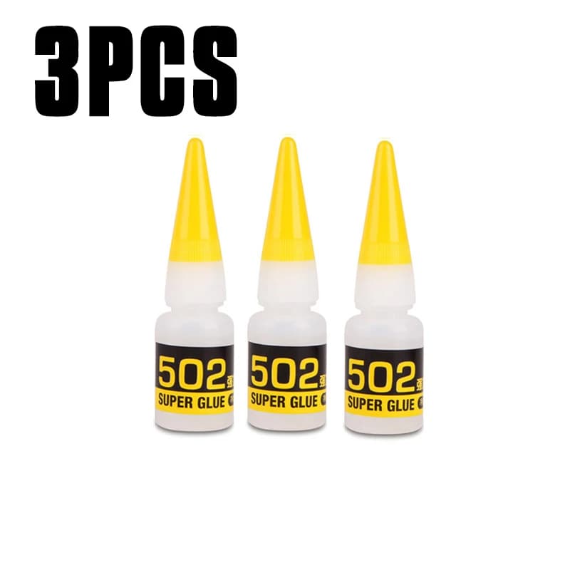 3/6Pcs Instant Quick-drying Cyanoacrylate Adhesive Strong Bond Fast Leather Rubber Metal 8g Office Supplies 502 Super Glue
