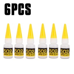 3/6Pcs Instant Quick-drying Cyanoacrylate Adhesive Strong Bond Fast Leather Rubber Metal 8g Office Supplies 502 Super Glue