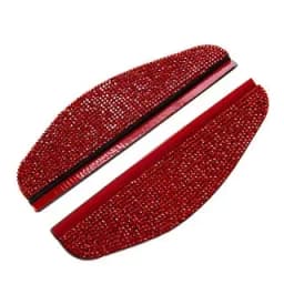 2PCS Car Rearview Mirror Rain Eyebrow Visor Carbon Fiber Car Rearview Side Snow Sun Visor Rain Cover Car Mirror Accessories
