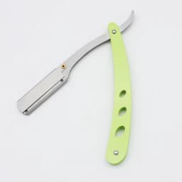 ZqZq 10 Shaving Blades and Straight Edge Razor Haircut Beard Eyebrow Shaving Tool Manual Depilation Razor Hairdresser Trimming