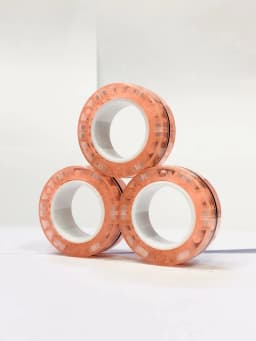 3pcs Finger Magnetic Rings Colorful Fidget Toy Set Adult Magnets Spinner Rings for Relieve Stress Anxiety Relief Therapy