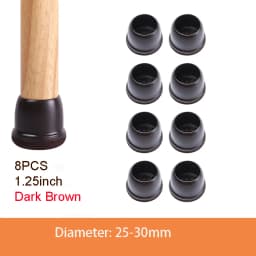 Chair Leg Caps Rubber Feet Protector Stool Table Furniture Leg Cover Non Slip Felt Bottom Pads Round Square Floor Protectors