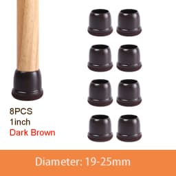 Chair Leg Caps Rubber Feet Protector Stool Table Furniture Leg Cover Non Slip Felt Bottom Pads Round Square Floor Protectors