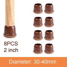 Chair Leg Caps Rubber Feet Protector Stool Table Furniture Leg Cover Non Slip Felt Bottom Pads Round Square Floor Protectors