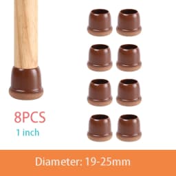 Chair Leg Caps Rubber Feet Protector Stool Table Furniture Leg Cover Non Slip Felt Bottom Pads Round Square Floor Protectors