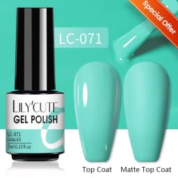 LILYCUTE 129 Colors 7ML Nail Gel Polish Nail Supplies Vernis Semi Permanent Nail Art Manicure Soak Off LED UV Gel Nail Varnishes