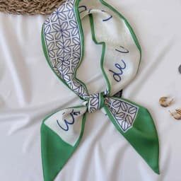 High-Grade Khaki Nude Color Series Silk Scarf Hair Band Ribbon Tied-up Hair Long Bow Vintage Satin Ribbon Hair Accessories