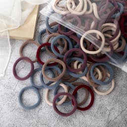 50PCS/Set Women Girls Basic Hair Bands 4cm Simple Solid Colors Elastic Headband Hair Ropes Ties Hair Accessories Ponytail Holder