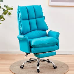 2024 New gaming chair pink office computer chair comfortable soft  gamer chair PU Leather chair Rotating recliner with footrest