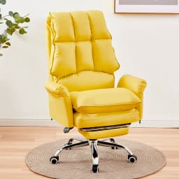 2024 New gaming chair pink office computer chair comfortable soft  gamer chair PU Leather chair Rotating recliner with footrest