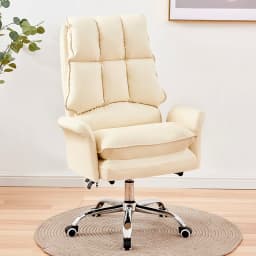 2024 New gaming chair pink office computer chair comfortable soft  gamer chair PU Leather chair Rotating recliner with footrest