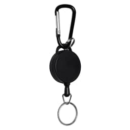 Retractable Metal Wire Keychain Pull Badge Reel ID Lanyard Name Tag Card Badge Holder Reels Recoil Chain Clips Outdoor Key Ring