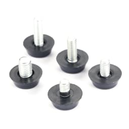 10 Pcs/lot Home Metal Adjustable M6 M8 Threaded Stem Furniture Table Desk Glide Leg Leveler Leveling Foot Adjuster Pad Screw On