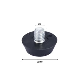 10 Pcs/lot Home Metal Adjustable M6 M8 Threaded Stem Furniture Table Desk Glide Leg Leveler Leveling Foot Adjuster Pad Screw On
