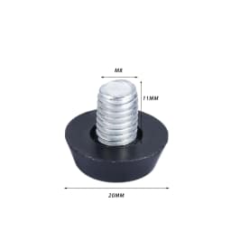 10 Pcs/lot Home Metal Adjustable M6 M8 Threaded Stem Furniture Table Desk Glide Leg Leveler Leveling Foot Adjuster Pad Screw On