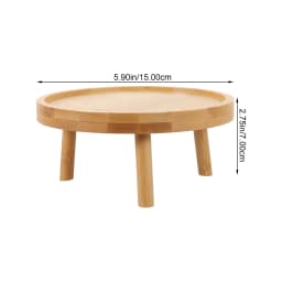 Flower Holder Stand Plant Display Wooden Balcony Planter Round Wood Decorative Rack Potted Rustic Shelf Pot Stands Modern