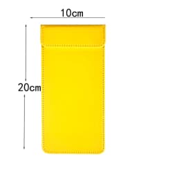 Bill Holder Restaurant Clip Check Yellow Red Blue Black Brown