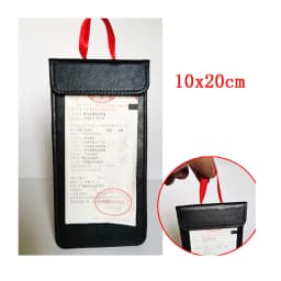 Bill Holder Restaurant Clip Check Yellow Red Blue Black Brown