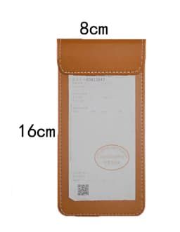 Bill Holder Restaurant Clip Check Yellow Red Blue Black Brown