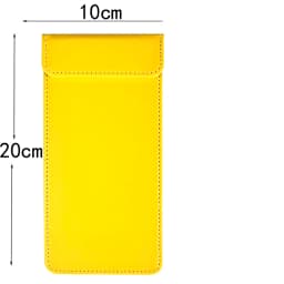 Bill Holder Restaurant Clip Check Yellow Red Blue Black Brown