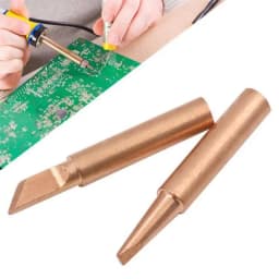 5pcs 900M-T Pure Copper Soldering Iron Tips Lead-Free Welding Solder Tip For Welding Equipment Soldering Supplies