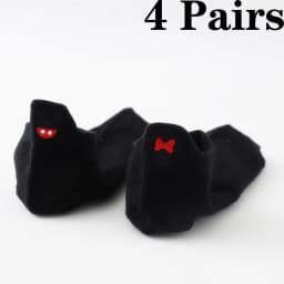 4 Pairs Disney Cartoon socks Low Tube Boat Socks Cartoons Embroidery Mouse Ankle Women Socks Cotton Low Cut kawii Size 36-40