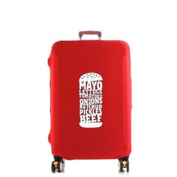 Luggage Cover Hamburger Pattern Suitcase Cover Protector Thicker Elastic Dust Covering18-32 Inch Trolley Case Travel Accessories
