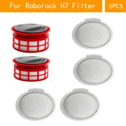 For Roborock H6 H7 HEPA Post Filter Accessories Handheld Cordless Vacuum Cleaner Replacement Spare Parts Sweeper Dust Bags