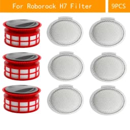 For Roborock H6 H7 HEPA Post Filter Accessories Handheld Cordless Vacuum Cleaner Replacement Spare Parts Sweeper Dust Bags