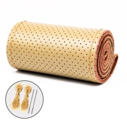 Car Steering Wheel Braid Cover Universal Fiber Leather Car Steering-wheel With Needles And Thread Auto Interior Accessories