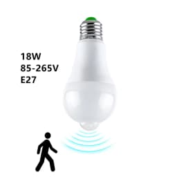 E27 LED Bulb PIR Motion Sensor 110V 220V 12W 15W 18W Dusk Dawn LED Light Lamps Spotlights Night Light For Home Stair Hallway