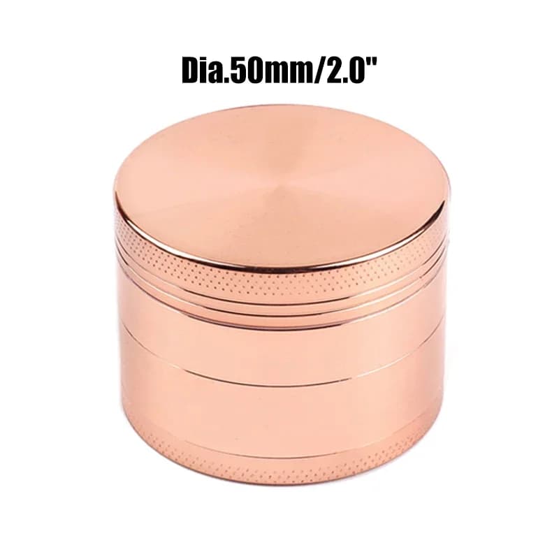 4 Layers Mini Cute 40mm Hemp Pepper Pot Spice Mill Zinc Alloy Metal Dry Herb Smoke Cigarette Accessories Herbal Tobacco Grinder