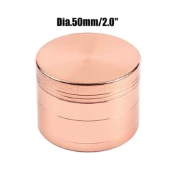 4 Layers Mini Cute 40mm Hemp Pepper Pot Spice Mill Zinc Alloy Metal Dry Herb Smoke Cigarette Accessories Herbal Tobacco Grinder