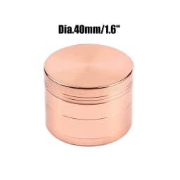 4 Layers Mini Cute 40mm Hemp Pepper Pot Spice Mill Zinc Alloy Metal Dry Herb Smoke Cigarette Accessories Herbal Tobacco Grinder