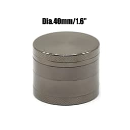 4 Layers Mini Cute 40mm Hemp Pepper Pot Spice Mill Zinc Alloy Metal Dry Herb Smoke Cigarette Accessories Herbal Tobacco Grinder