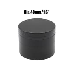 4 Layers Mini Cute 40mm Hemp Pepper Pot Spice Mill Zinc Alloy Metal Dry Herb Smoke Cigarette Accessories Herbal Tobacco Grinder