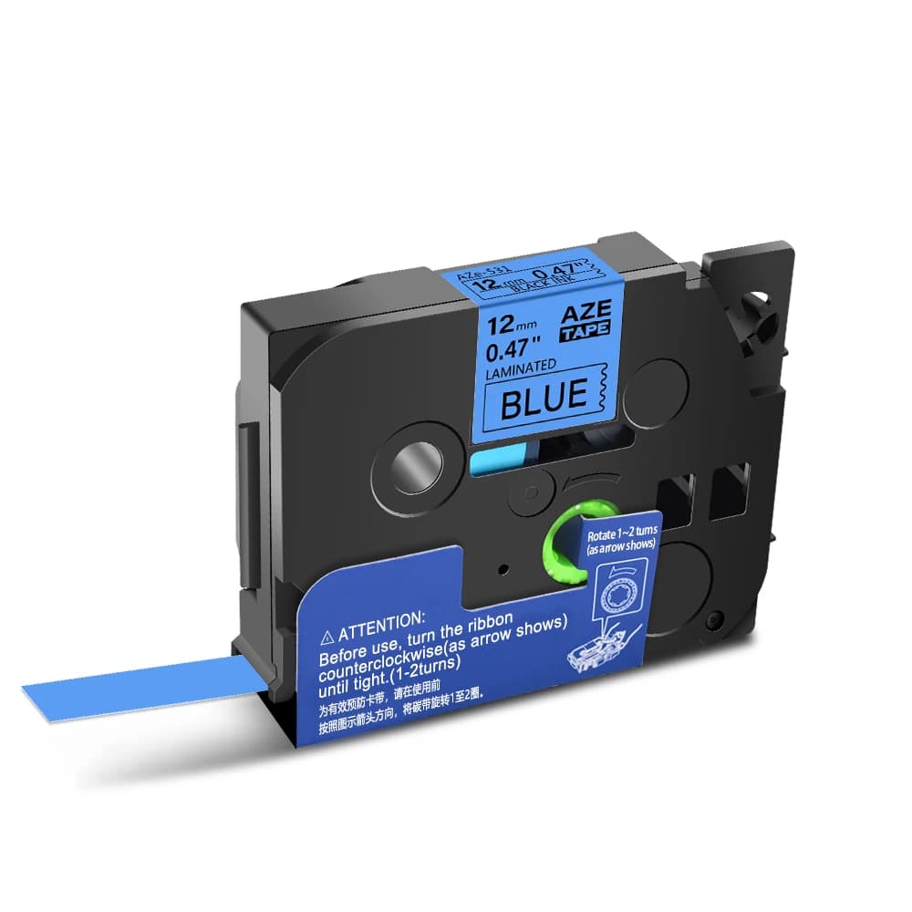 NineLeaf 6/9/12/18/24mm 231 Label Tape Compatible for Brother P-Touch Label Printer for TZ 131 231 431 531 631 731 Ribbons