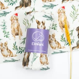 Elinfant Popular Digital Print Bamboo Cotton Muslin Swaddle Blankets High Quality 120*110cm Newborn Baby Bath Towel Wrap