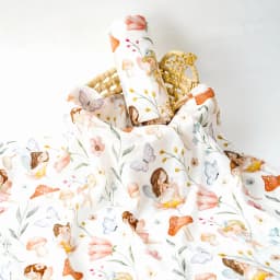 Elinfant Popular Digital Print Bamboo Cotton Muslin Swaddle Blankets High Quality 120*110cm Newborn Baby Bath Towel Wrap