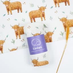 Elinfant Popular Digital Print Bamboo Cotton Muslin Swaddle Blankets High Quality 120*110cm Newborn Baby Bath Towel Wrap