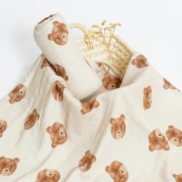 Elinfant Popular Digital Print Bamboo Cotton Muslin Swaddle Blankets High Quality 120*110cm Newborn Baby Bath Towel Wrap