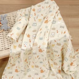 Elinfant Popular Digital Print Bamboo Cotton Muslin Swaddle Blankets High Quality 120*110cm Newborn Baby Bath Towel Wrap